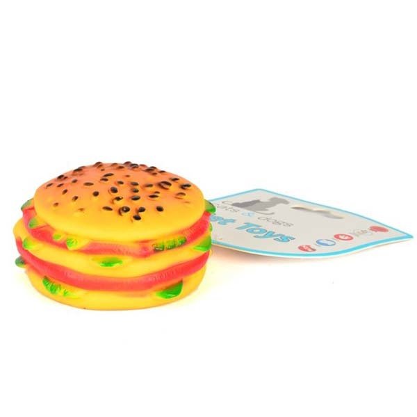 Petpretty Zm-3016 Yuvarlak Hamburger Oyuncak | Köpek Çiğneme