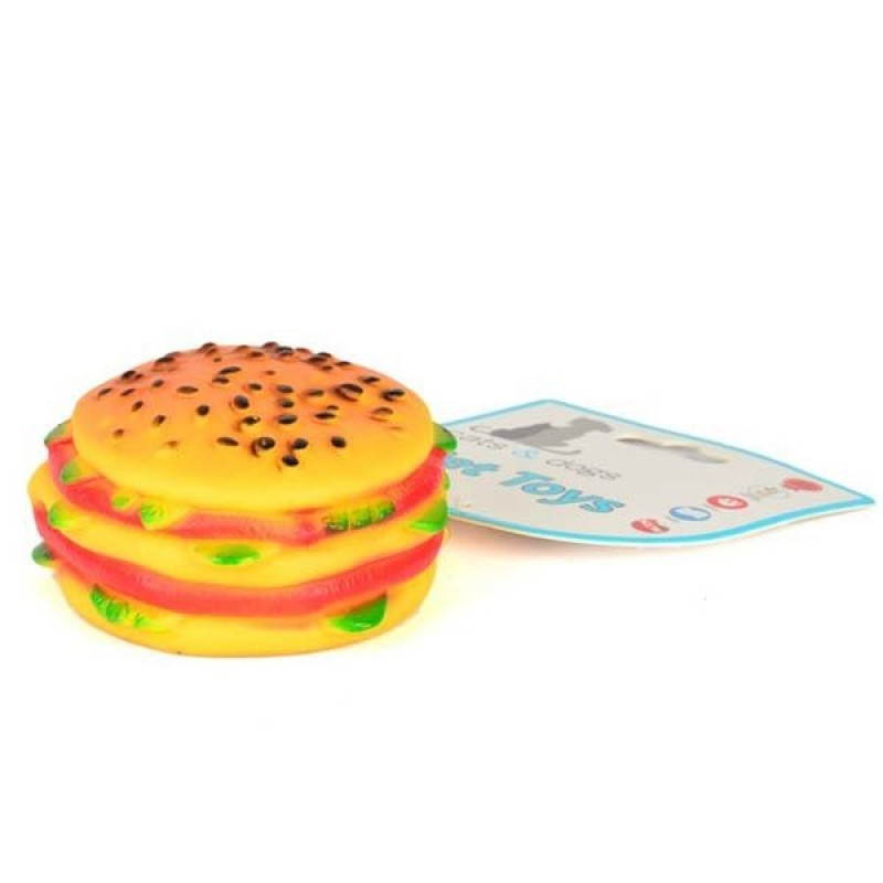 Petpretty Zm-3016 Yuvarlak Hamburger Oyuncak | Köpek Çiğneme Petpretty Zm-3016 Yuvarlak Hamburger Oyuncak | Köpek Çiğneme
