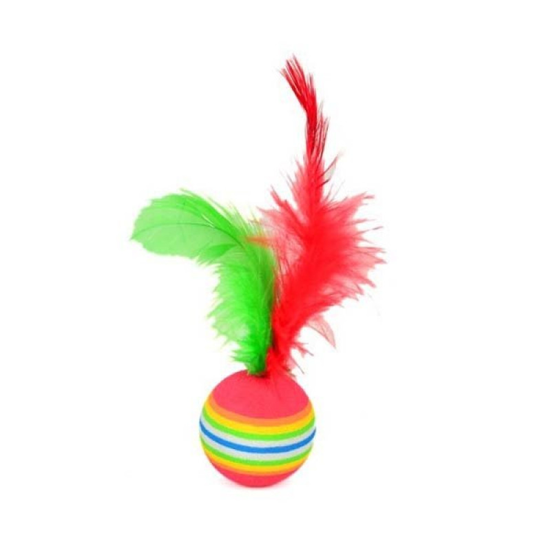 Petpretty Zm4-4323 Gökkuşağı Oyun Topu Oyuncak 3'lü | Kedi Top Oyuncak Petpretty Zm4-4323 Gökkuşağı Oyun Topu Oyuncak 3'lü | Kedi Top Oyuncak