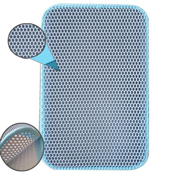 Pets 66X16 Cm Elekli Kum Toplama Paspası Mavi | Kedi Tuvalet Paspası