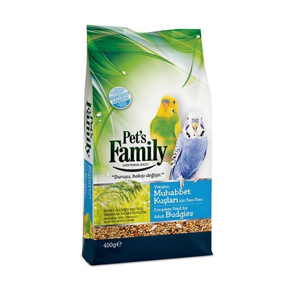 Pets Family 400 Gr Muhabbet Kuşu Yemi | Kuş Yemi