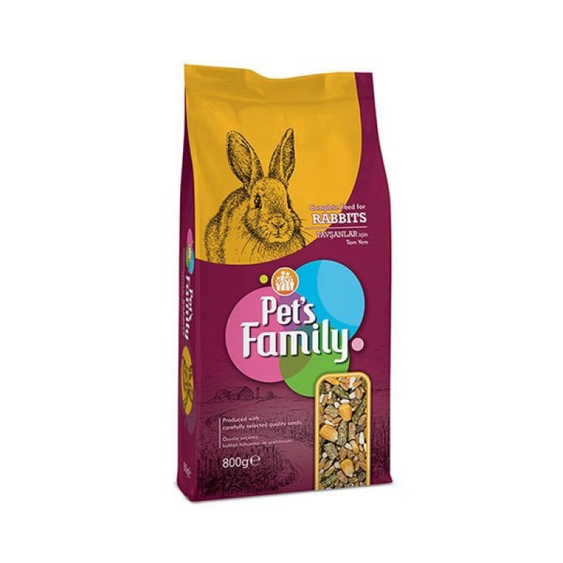 Pets Family 800 Gr Yem | Tavşan Yemi Pets Family 800 Gr Yem | Tavşan Yemi