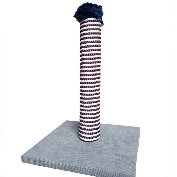 Pets Saçaklı Tırmalama Tahtası Beyaz Bordo | Çubuk Kedi Tırmalama Tahtası