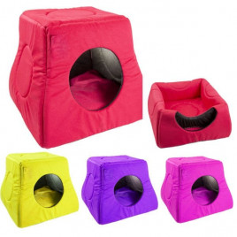 Pets Trio Kedi Kulube Yatağı 38x40x42 Cm | Yuvalı Kedi Yatağı