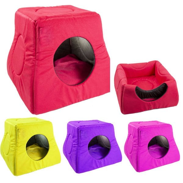 Pets Trio Kedi Kulube Yatağı 38x40x42 Cm | Yuvalı Kedi Yatağı