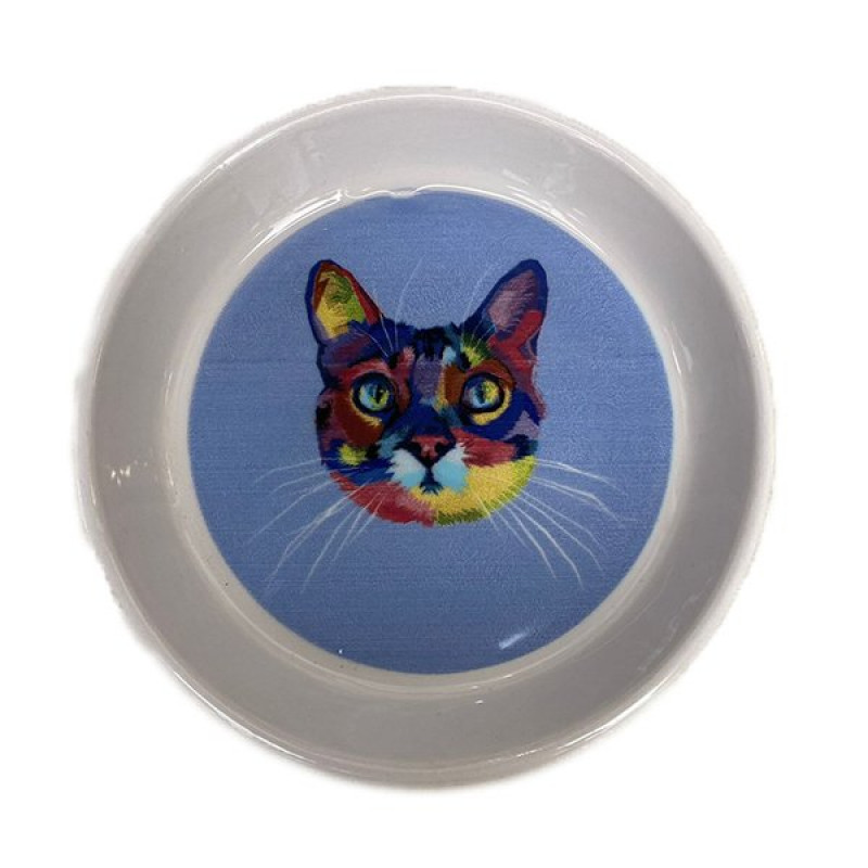 Petzz 14x2.5h Cm Kedi Desenli Seramik Mama Ve Su Kabı Medium Mavi 230 Ml | Seramik Mama Ve Su Kabı Petzz 14x2.5h Cm Kedi Desenli Seramik Mama Ve Su Kabı Medium Mavi 230 Ml | Seramik Mama Ve Su Kabı