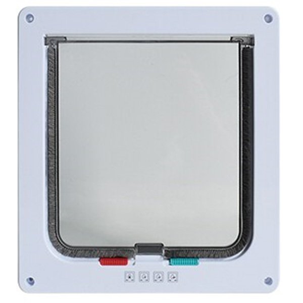 Petzz 23x25 Cm 4 Yönlü Yavru Köpek Ve Kedi Kapısı Beyaz | Kedi Kapısı