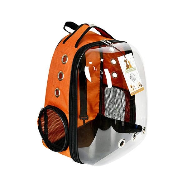 Petzz 25x30x45 Cm Astronot Taşıma Çantası Turuncu | Köpek Taşıma Çantası Ve Kafes