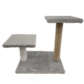 28-42hx45x33 Cm Tırmalama Tahtası Gri | Çubuk Kedi Tırmalama Tahtası