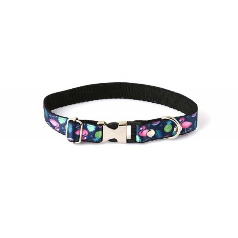 Petzz 2x15-25 Cm Flamingo Desenli Boyun Tasması | Köpek Boyun Tasması Petzz 2x15-25 Cm Flamingo Desenli Boyun Tasması | Köpek Boyun Tasması