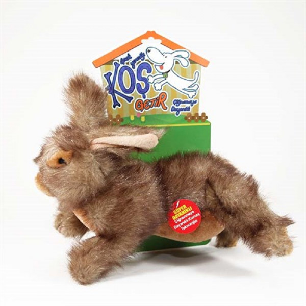 Petzz 30 Cm Koş Getir Peluş Büyük Tavşan Oyuncak | Kumaş Ve Peluş Köpek Oyuncağı