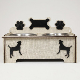 9 Cm Ahşap Mama ve Su Kabı Seti Gri 2x300 Ml | İkili Mama Ve Su Kabı 9 Cm Ahşap Mama ve Su Kabı Seti Gri 2x300 Ml | İkili Mama Ve Su Kabı