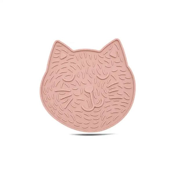 Petzz Kedi Şekilli Yavaş Yalama Matı | Kedi Aksesuarı