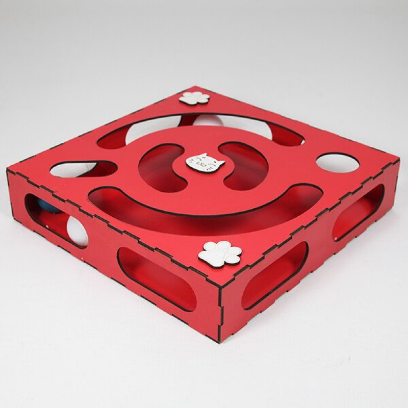 Petzz Toplu Aktivite Oyuncağı Kırmızı | Kedi Top Oyuncak