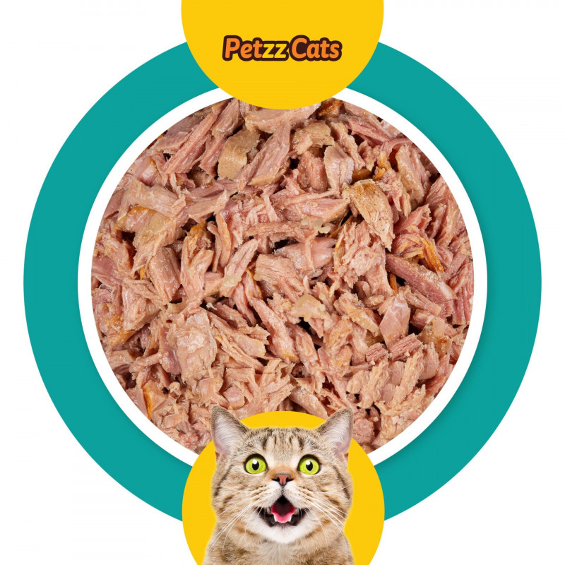 PetzzCats 70 Gr Ton Balığı Konserve Kedi Maması 