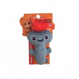 PetzzCats Axe Matatabi ve Çıngırak Sesli Peluş Kedi Oyuncağı Yeşil 13x7 Cm PetzzCats Axe Matatabi ve Çıngırak Sesli Peluş Kedi Oyuncağı Yeşil 13x7 Cm