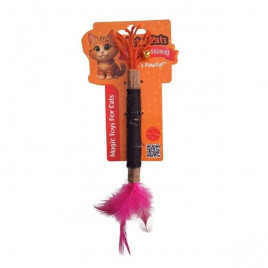 PetzzCats Zımpara Matatabi ve Çıngırak Sesli Peluş Kedi Oyuncağı Siyah 1x20 Cm