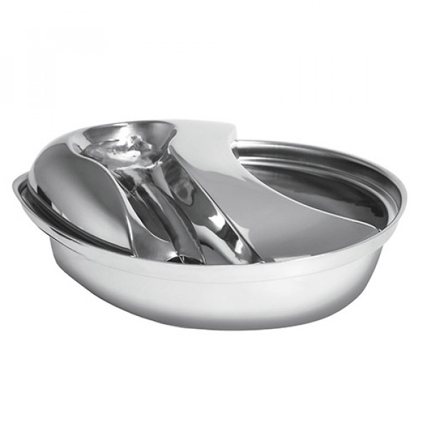 Pioneer 3,78L Pet Kedi/Köpek Suluğu Çelik 128 Oz | Metal Mama Ve Su Kabı