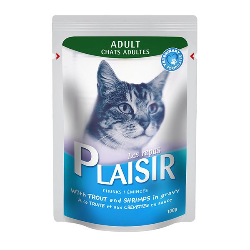 Plaisir 100 Gr Alabalık Karidesli Pouch Plaisir 100 Gr Alabalık Karidesli Pouch