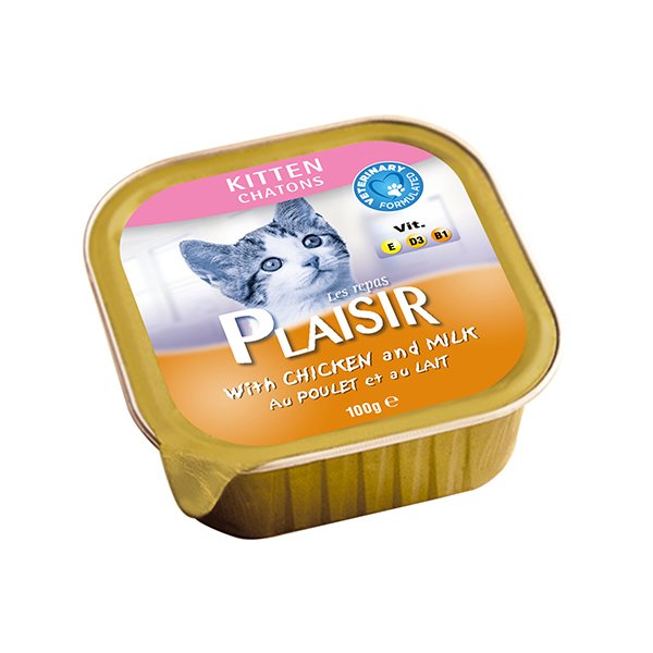 Plaisir 100 Gr Kitten Tavuklu Pate | Yavru Kedi Maması