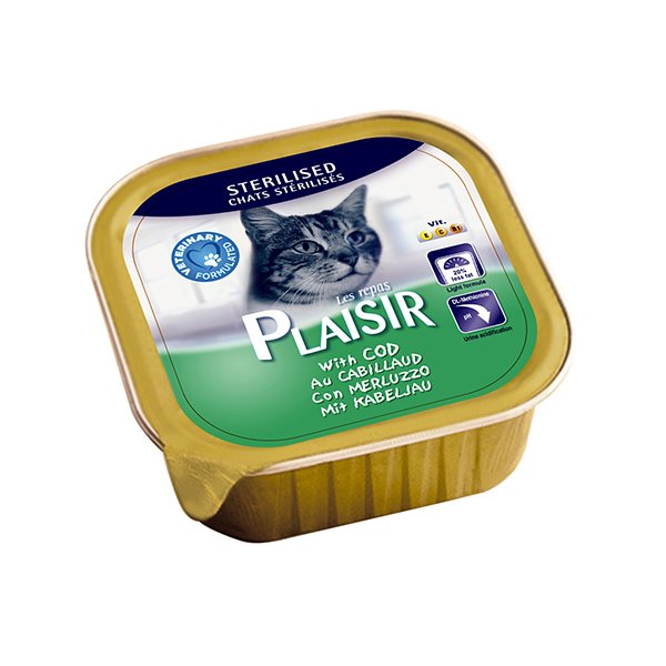 Plaisir 100 Gr Sterilised Morina Balıklı Pate 