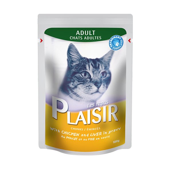 Plaisir 100 Gr Tavuklu Ciğerli Pouch 