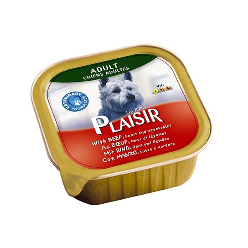 Plaisir 150 Gr Sığır Etli Sebzeli Pate | Yetişkin Köpek Konserve Maması Plaisir 150 Gr Sığır Etli Sebzeli Pate | Yetişkin Köpek Konserve Maması