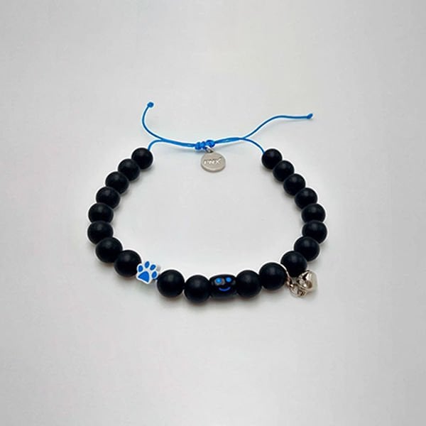 Pnx Pet Hematit Doğaltaş Gülücük Künye Mavi | Köpek Kimlik Tipi Ve Künye