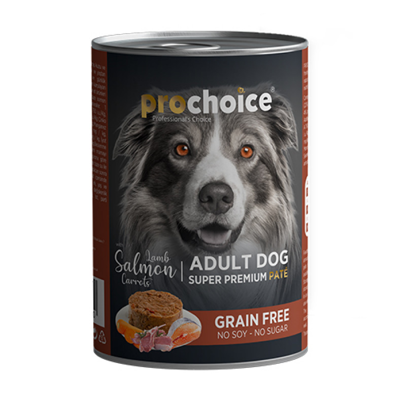 Pro Choice 12 Adet Adult Kuzu Somon ve Havuçlu 400 Gr | Yetişkin Köpek Konserve Maması Pro Choice 12 Adet Adult Kuzu Somon ve Havuçlu 400 Gr | Yetişkin Köpek Konserve Maması