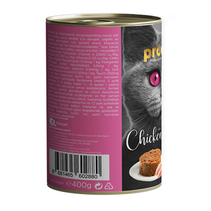 Pro Choice 400 Gr Kitten Tavuklu Yavru | Yavru Kedi Maması