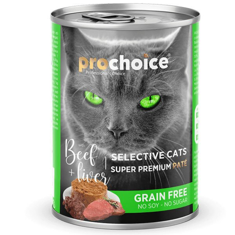 Pro Choice 400 Gr Selective Cat Biftek ve Ciğer Ezme Pro Choice 400 Gr Selective Cat Biftek ve Ciğer Ezme