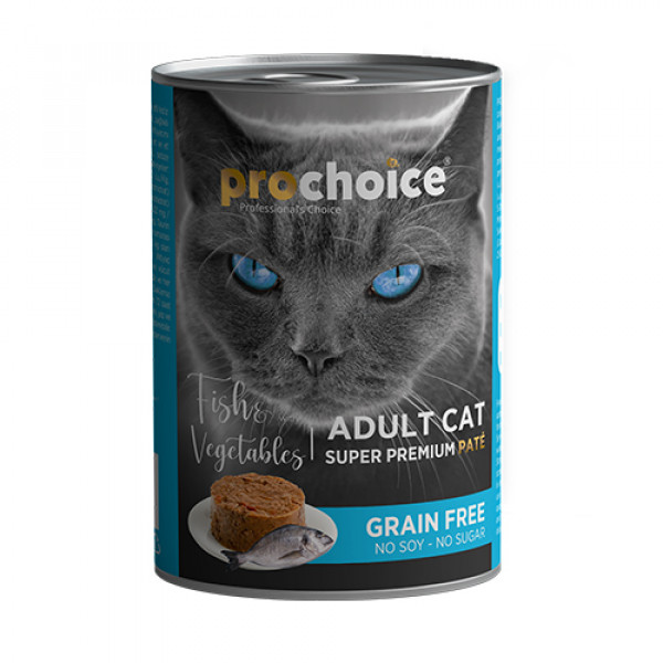 Pro Choice 6 Adet Adult Balık ve Sebzeli 400 Gr | Yetişkin Kedi Maması