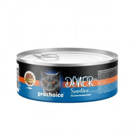 Prochoice 70 Gr Döner Bites Sos İçinde Sardalyalı Yetişkin Konserve Kedi Maması 