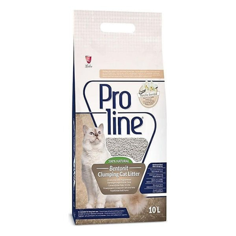 Proline 10 Lt Bentonit Topaklanan İnce Vanilya Kokulu | Doğal Kedi Kumu Proline 10 Lt Bentonit Topaklanan İnce Vanilya Kokulu | Doğal Kedi Kumu
