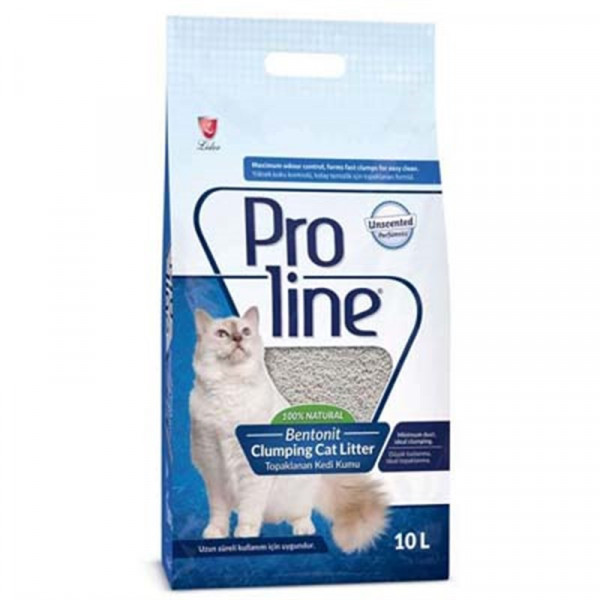Proline 10 Lt Kokusuz Bentonit | Doğal Kedi Kumu