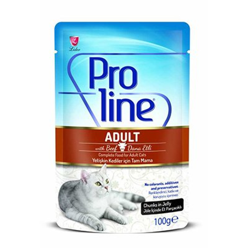 Proline 100 Gr Dana Etli Pouch Jelly Yetişkin Proline 100 Gr Dana Etli Pouch Jelly Yetişkin