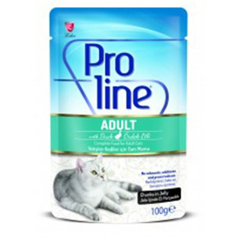 Proline 100 Gr Ördekli Pouch Jelly Yetişkin Proline 100 Gr Ördekli Pouch Jelly Yetişkin