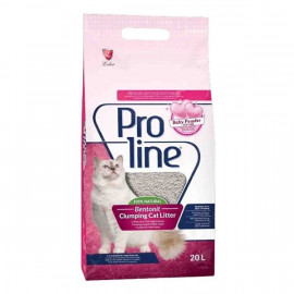 Proline 20 Lt Bentonit Topaklanan İnce Bebek Pudralı | Doğal Kedi Kumu Proline 20 Lt Bentonit Topaklanan İnce Bebek Pudralı | Doğal Kedi Kumu