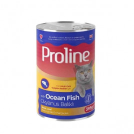 Proline 395 Gr Pate İçinde Et Parçacıklı Okyanus Balıklı Yetişkin Konserve Kedi Maması 