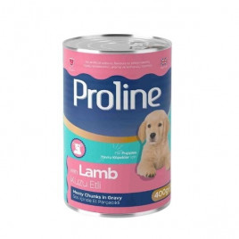 Proline 400 Gr Sos İçinde Et Parçacıklı Kuzu Etli Yavru Konserve Köpek Maması 