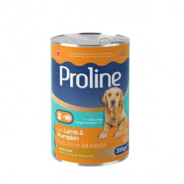Proline Pate 395 Gr İçinde Et Parçacıklı Kuzu Etli Ve Bal Kabaklı Yetişkin Konserve Köpek Maması 