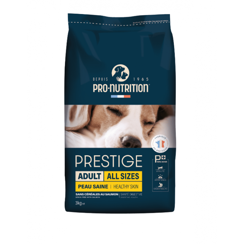Pro Nutrition 3 Kg Prestige Healthy Skin Somon tahılsız glutensiz deri tüy sindirim | Tahılsız Köpek Kuru Maması Pro Nutrition 3 Kg Prestige Healthy Skin Somon tahılsız glutensiz deri tüy sindirim | Tahılsız Köpek Kuru Maması