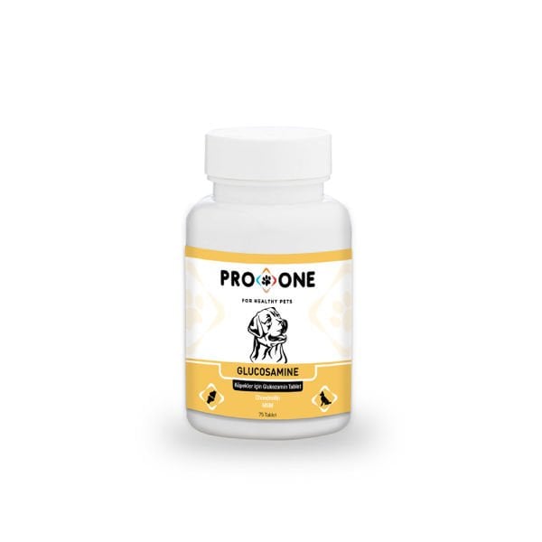 ProOne Eklem Sağlığı Güçlendirici Glukozamin Destekli Köpek Tableti 75 Adet | Köpek Eklem Ve Kas Destek Vitamini
