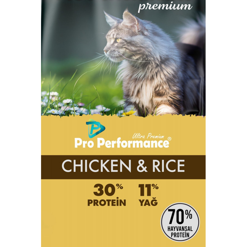 Pro Performance 15 Kg Adult Cat Chicken | Yetişkin Kuru Kedi Maması