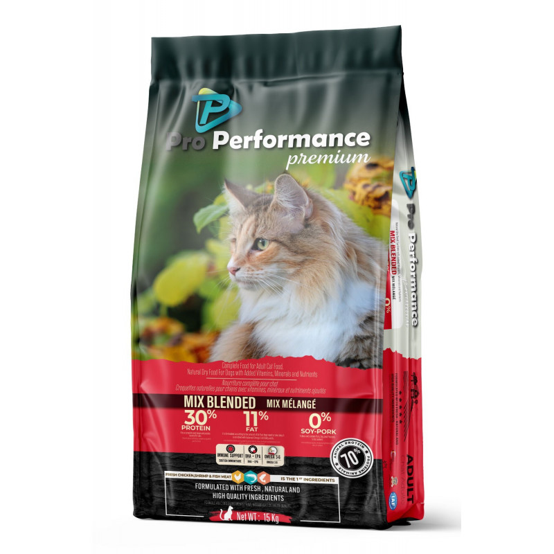 Pro Performance 15 Kg Adult Cat Mix Chicken | Yetişkin Kuru Kedi Maması