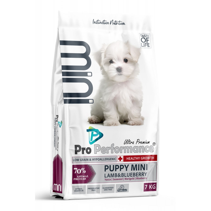 Pro Performance 7 Kg Kuzu Etli ve Yaban Mersinli Küçük Irk Yavru Köpek Maması 