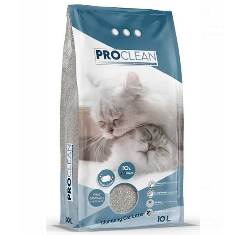 Proclean 10 Lt Marsilya Sabun Kokulu Kalın Taneli Bentonit Topaklanan Kedi Kumu | Doğal Kedi Kumu Proclean 10 Lt Marsilya Sabun Kokulu Kalın Taneli Bentonit Topaklanan Kedi Kumu | Doğal Kedi Kumu