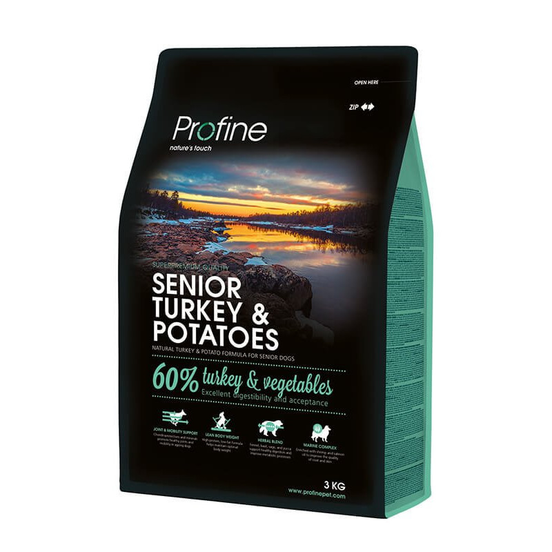 Profine 15 Kg Senior Turkey Patates Hindili | Yaşlı Köpek Kuru Maması