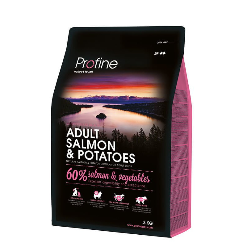 Profine 15 Kg Yetişkin Somon Patates | Yetişkin Köpek Kuru Maması