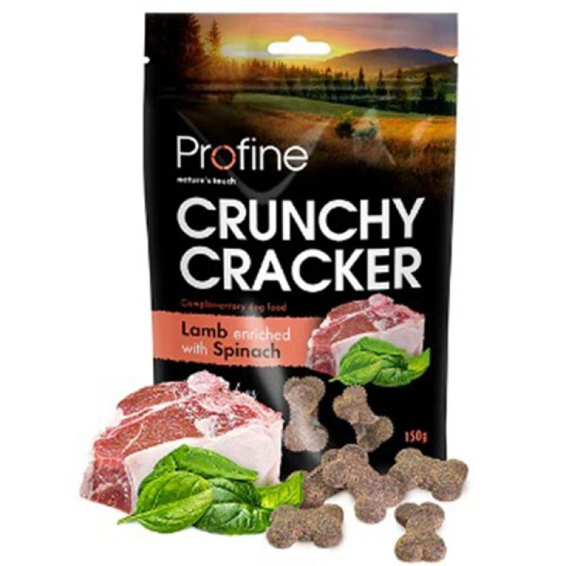 Profine 150 Gr Crunchy Cracker Kuzu Etli Ve Ispanaklı Kıtır | Köpek Atıştırmalık Ödül Maması Profine 150 Gr Crunchy Cracker Kuzu Etli Ve Ispanaklı Kıtır | Köpek Atıştırmalık Ödül Maması
